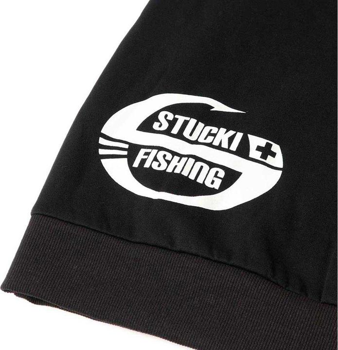Immagine prodotto Stucki Fishing Hoodie Because Fanatics, Schwarz (XL)