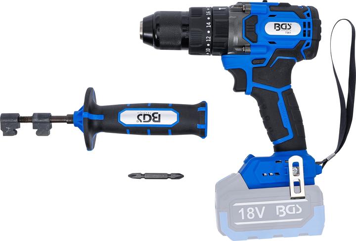 Immagine prodotto BGS Trapano a percussione a batteria | brushless | 80 Nm | 18 V | senza batteria (Batteria ricaricabile)
