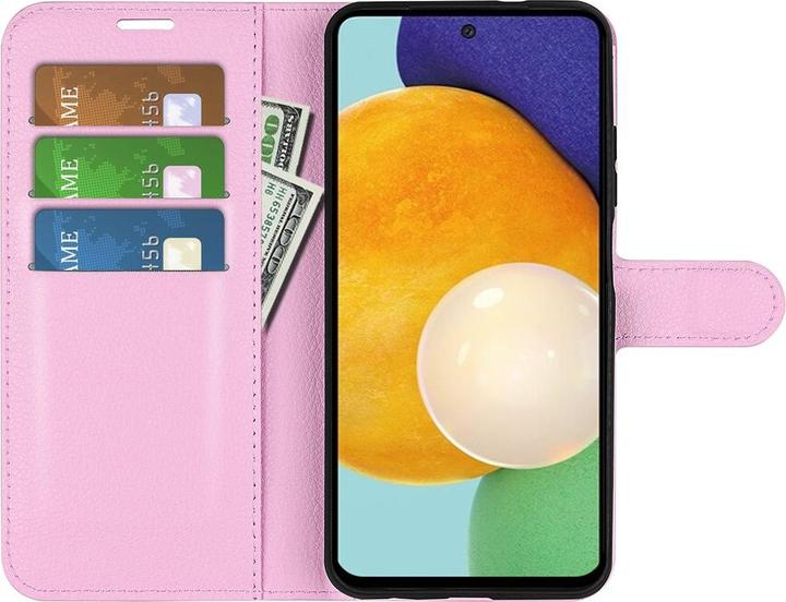 Produktbild Cover-Discount Galaxy A13 4G - Leder Etui Hülle rosa (Samsung Galaxy A13, Samsung Galaxy A13 5G)