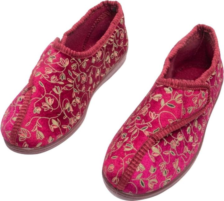 Produktbild Zedzzz Janice Hausschuhe mit Klettverschluss Blumenmuster (37)
