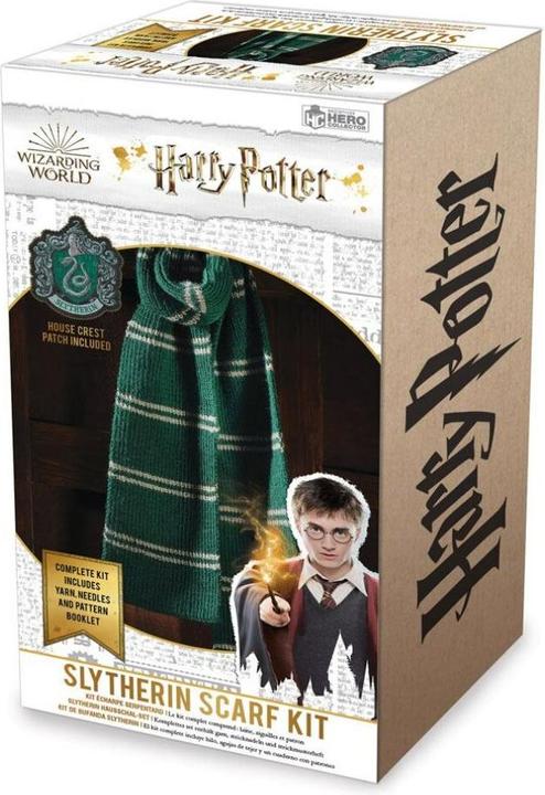 Actual product image Slytherin knitted scarf set