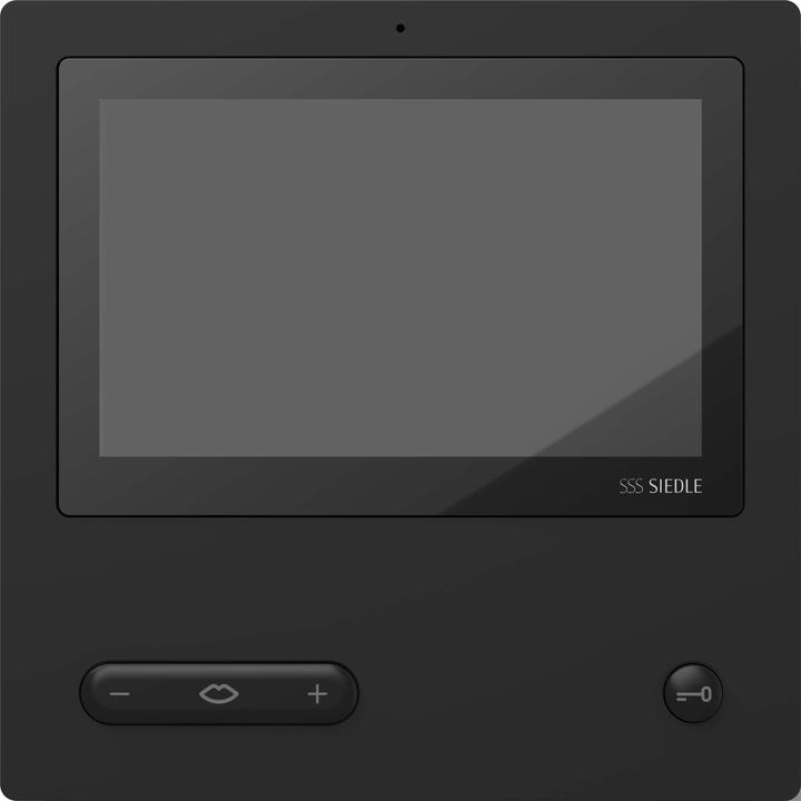 Actual product image Siedle BVPC 850-0 S Bus video panel Comfort Touch 17.8cm Black 044204
