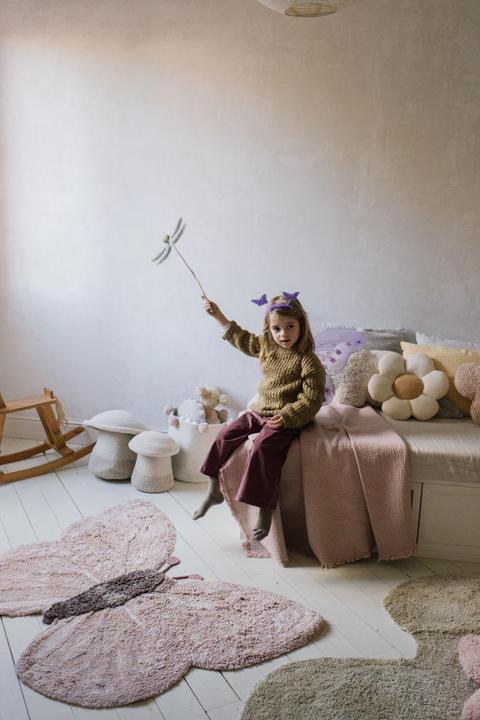 Produktbild Lorena Canals Teppich Schmetterling (120 x 90 cm)