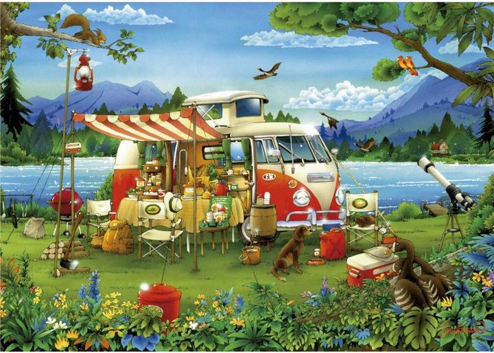 Actual product image Educa 19922 Πάζλ 1000Τεμ. Camping Holiday (1000 pieces)