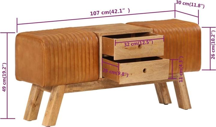 Produktbild VidaXL Nehemiah (107 cm)