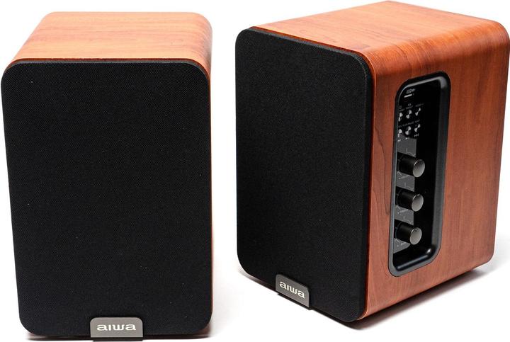 Produktbild Aiwa ASP-A200 Aktivlautsprecher-Paar, braun (1 Paar, 25 W)