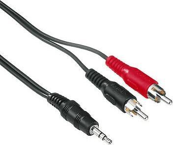 Actual product image Hama Jack RCA cable (2 m, Cinch, 3.5mm jack (AUX))