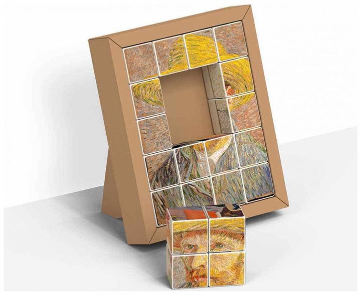 Actual product image Geomag Μαγνητικό Παιχνίδι Κατασκευών Cube Art Msterpieces Selection 12τμχ* PF.331.003.00