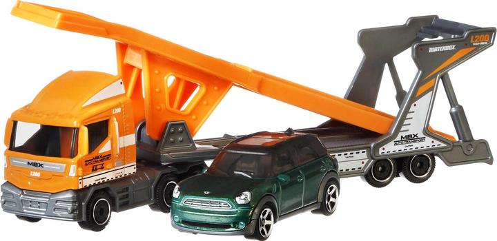 Produktbild Matchbox Super Convoy Sortiment, Sattelzug mit abnehmbaren Sattelschlepper, ein zusätzliches Fahrzeu
