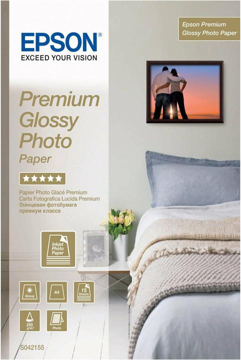 Produktbild Epson Premium Glossy (255 g/m², A4, 15 x)