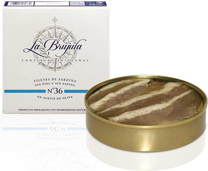 La Brújula Sardine fillets without skin / bones No 36 (111 g)
