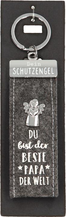 Produktbild Magni 10890.014 Schlüsselanhänger aus Filz, mit Schutzengel und Aufschrift, Du bist der beste Pap