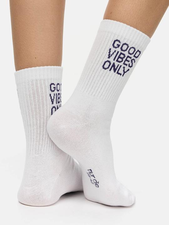 Actual product image Nur Die Freizeitsocken Statement Socken mit Stickerei (pack of 10, 43 - 46)
