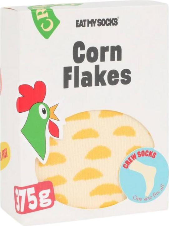 Actual product image Eat My Socks Socks, Cereals, Corn Flakes (One size)