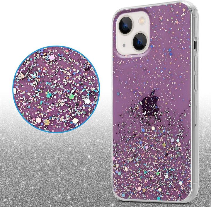 Image du produit Cadorabo Couverture TPU paillettes scintillantes (Apple iPhone 13)