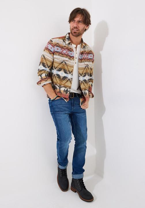 Actual product image Joe Browns Earthy Tone Aztec Long Sleeve Shirt (XL)