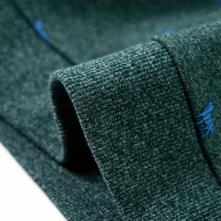 Immagine prodotto VidaXL Felpa da bambino verde scuro melange 140,Materiale: 50 (140)