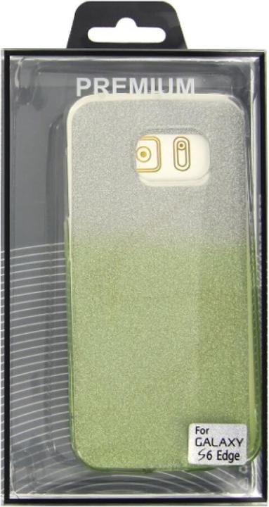 Actual product image OEM TPU Case Shine for Samsung Galaxy S6 Edge green (Samsung Galaxy S6 Edge)
