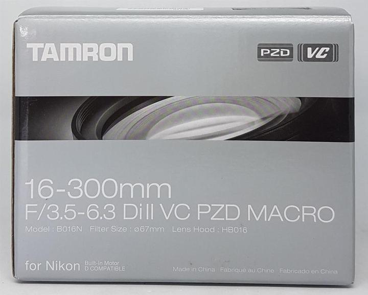 Actual product image Tamron 16-300mm f/3.5-6.3 Di II VC PZD, Nikon F (Nikon F, APS-C / DX)