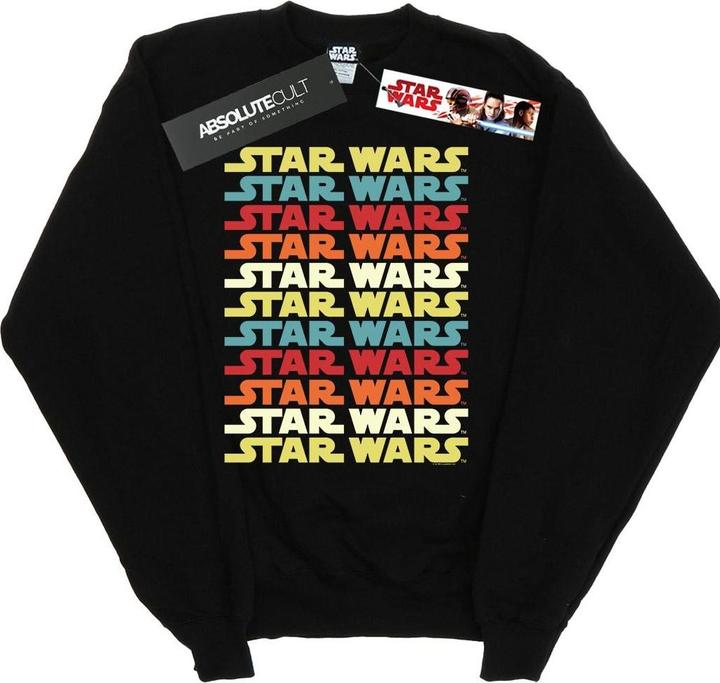 Star Wars Retro Repeat Logo Sweatshirt (L)