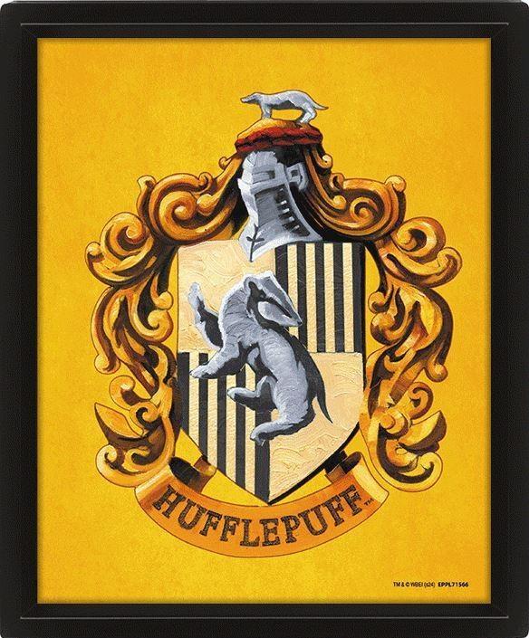 Produktbild Poster Hufflepuff 3D & Lentikular