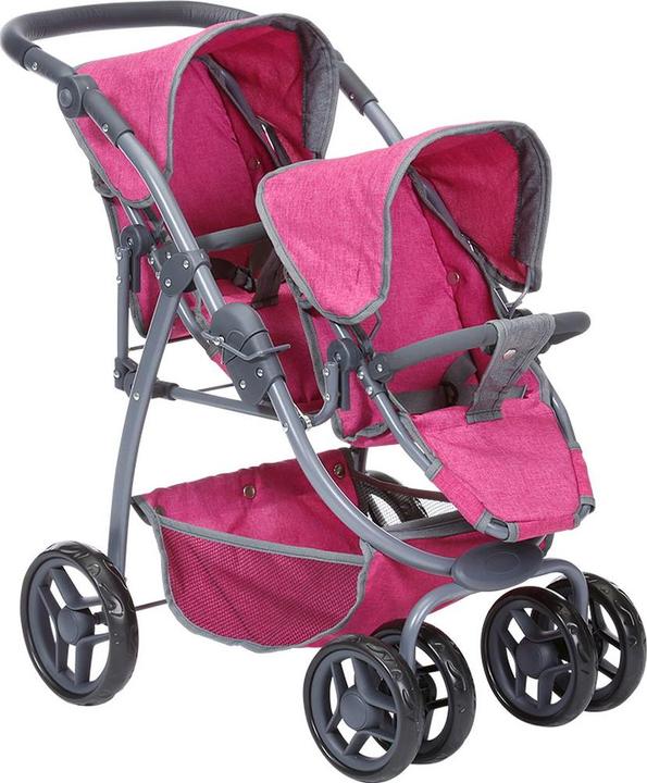 Immagine prodotto Knorrtoys Carrozza per bambole gemelle Milo berry