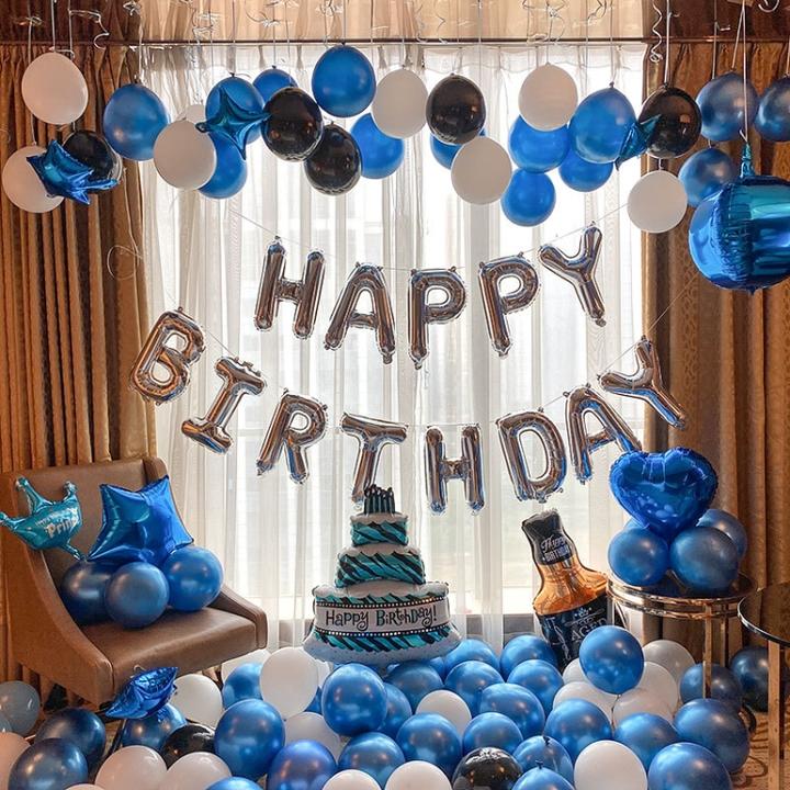 Produktbild Ueli Express 99 in 1 Happy Birthday Blau Ballon Mega Set (1 x)
