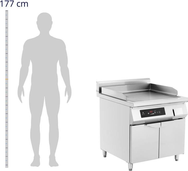 Actual product image Royal Catering Induction Grill - 720 x 610 mm - smooth - 10000 W -