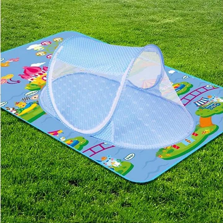 Produktbild ASMI Tragbares Pop-Up Baby-Zelt Blau