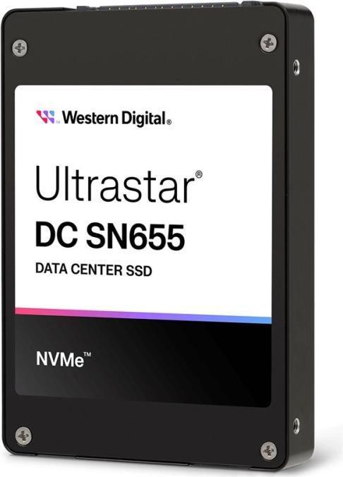 Actual product image WD 2.5" SSD ULTRASTAR SN655 7.68TB (PCIe 4.0/NVMe)(Di) (7680 GB, 2.5")
