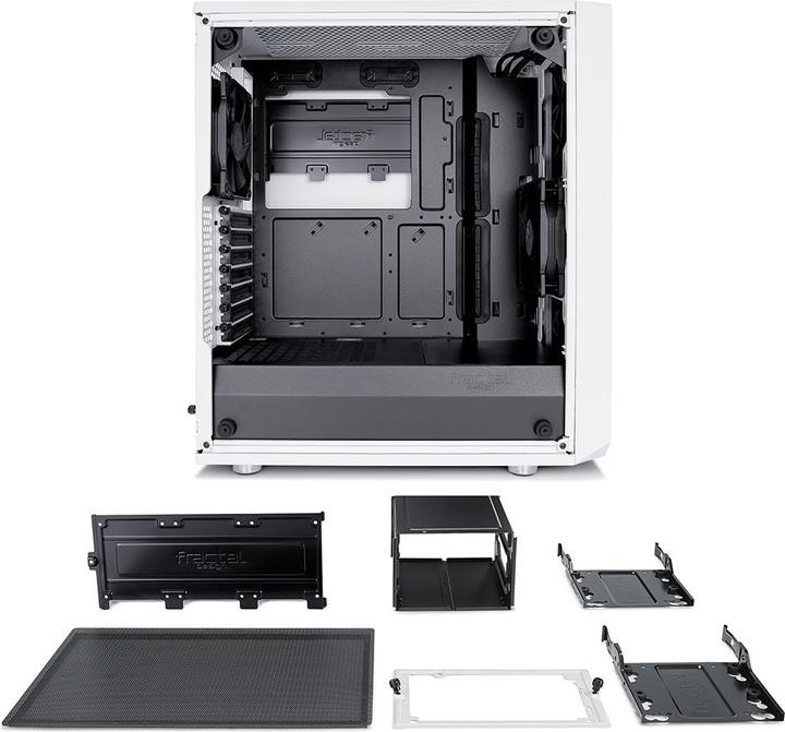 Produktbild Fractal Meshify C TG White (ATX, mATX, Mini-ITX)