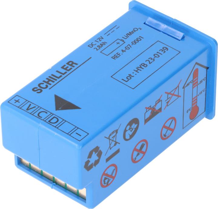Produktbild Schiller Fred Original Lithiumbatterie Bruker, Schiller Defibrillator Fred easy (1 Stk., 2800 mAh)