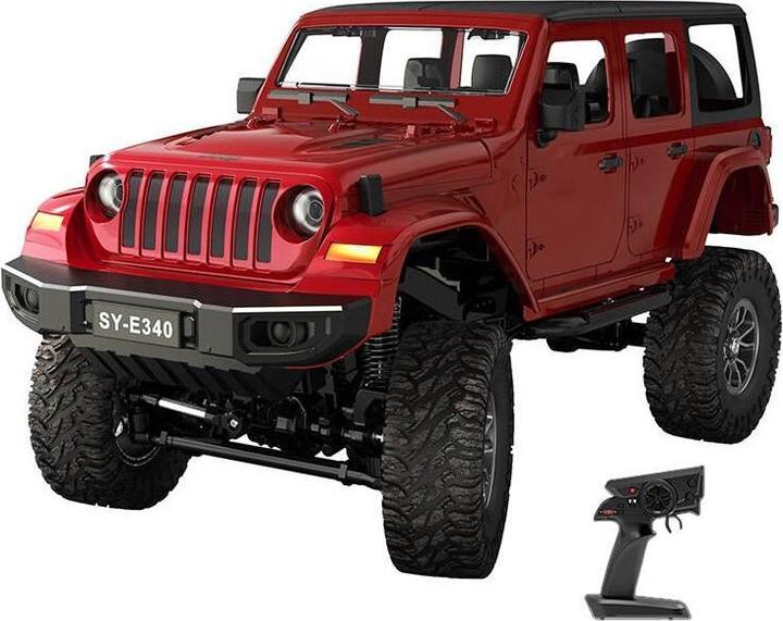 Produktbild Double Remote-controlled car 1:14 (red) Jeep Crawler Pro E340-003 (RTR Ready-to-Run)