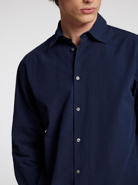 Image du produit Selected Homme Seersucker Langarmhemd (L)