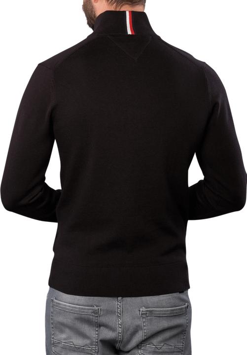 Produktbild Tommy Hilfiger Pima CTN Cashmere Pullover Zip Mock Black (XXL)
