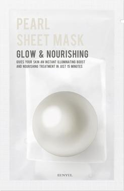 Actual product image Eunyul Sheet Mask Pearl brightening and nourishing face mask with pearls 22ml (22 ml)