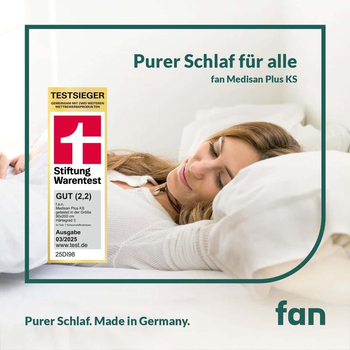 Actual product image Mara Vital Medisan Plus KS Mattress, 7-Zone Cold Foam, Test Winner (140 x 200)