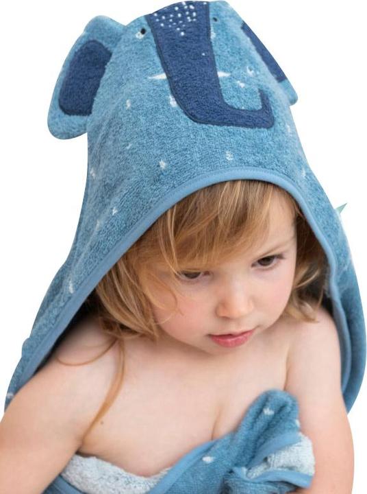 Actual product image Love Kids Hooded towel, large, Mrs. Elephant, Trixie