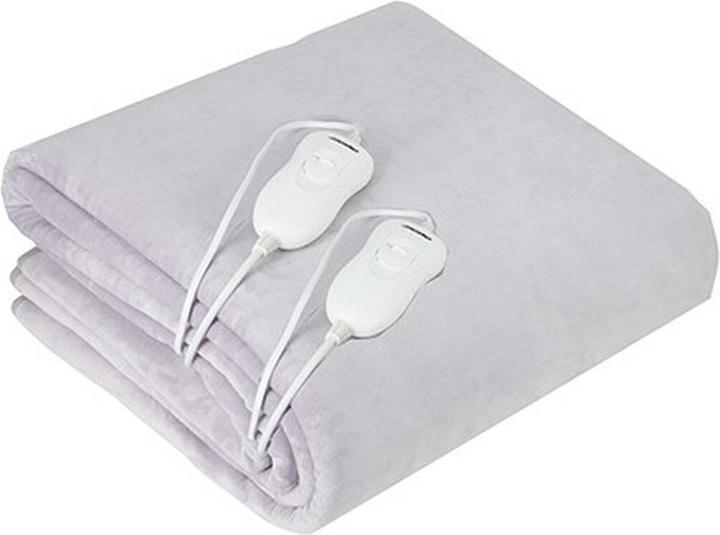 Adler AD 7426 Heizdecke Elektrischer Bettwärmer Fleece, Polyester (150 x 160 cm)