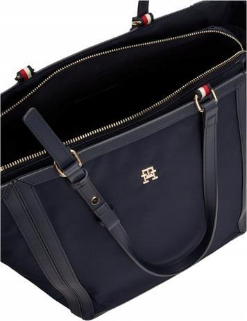 Actual product image Tommy Hilfiger Essential S Tote shopping bag - navy blue