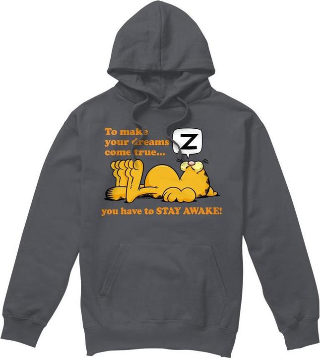 Immagine prodotto Garfield Stay Awake Felpa con Cappuccio Uomo (L)