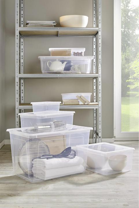 Image du produit HomeZone Multibox 18L incl. couvercle Bea (39 x 33.5 x 18 cm, 18 l)