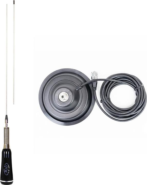 Produktbild PNI CB-Antennenpaket Led 2000, Länge 90 cm und Magnetfuss 145/PL