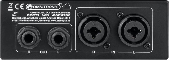 Actual product image Omnitronic VC-1 Volume control