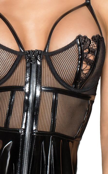 Produktbild Noir Handmade Lack-Minikleid (L)