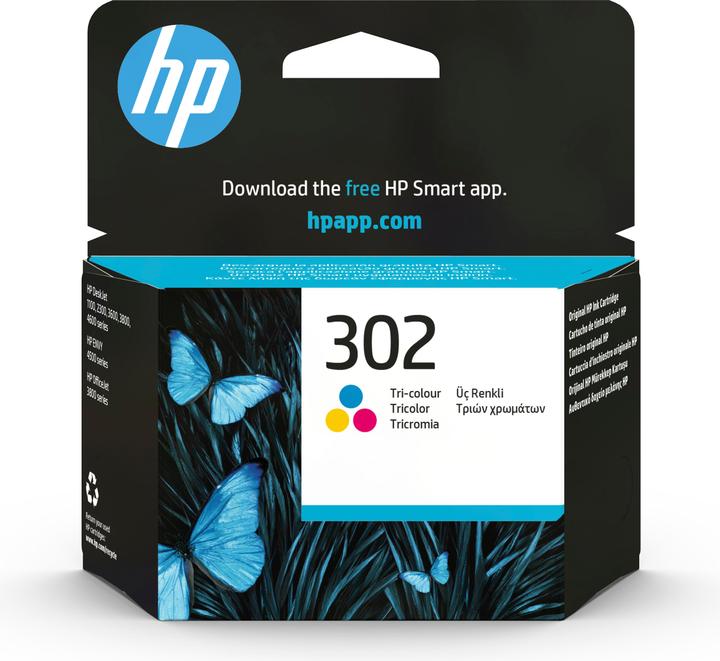 Actual product image HP 302 (M, C, Y)