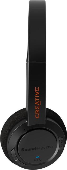 Produktbild Creative SOUND BLASTER JAM V2 Kabelloser Bluetooth-Kopfhörer schwarz (ANC, 22 h, Kabellos, Kabelgebunden)