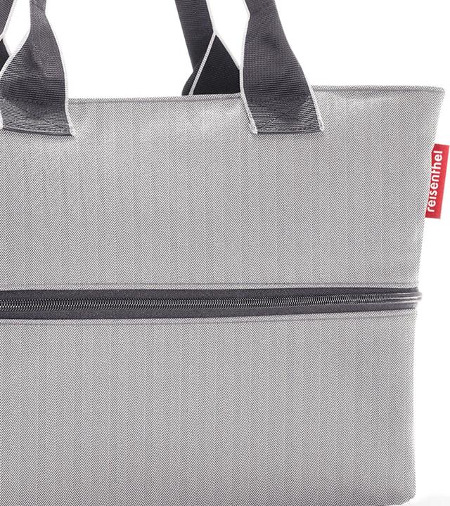 Actual product image reisenthel shopper e1 herringbone grey