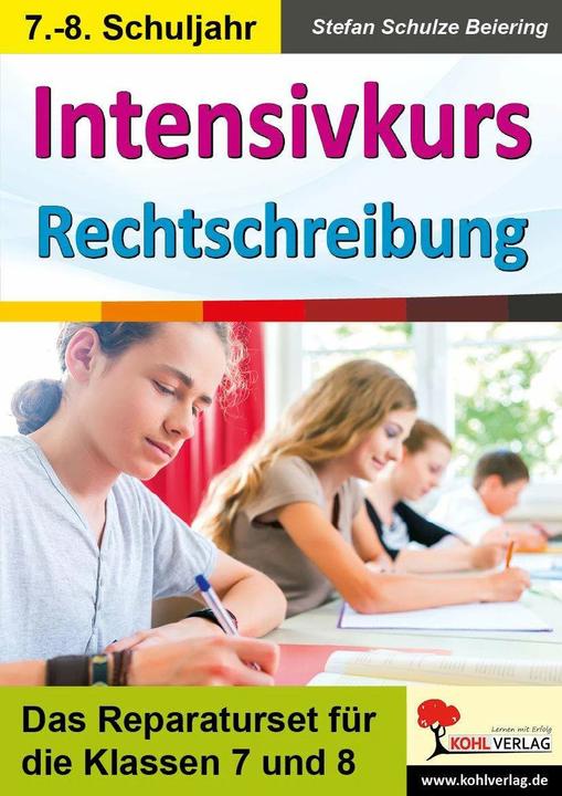 Actual product image Intensivkurs Rechtschreibung / 7.-8. Schuljahr (German, Stefan, Schulze-Beiering, 2018)