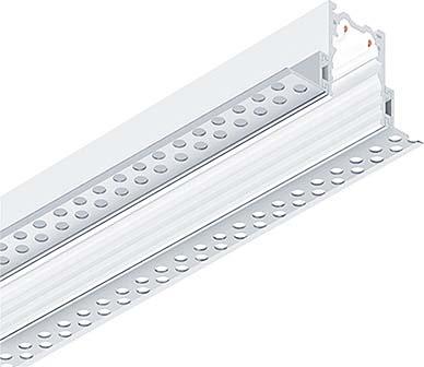 Produktbild Zumtobel Licht Niedervolt U-Einbauprofil SUP2 TRACKU TL 2M WH